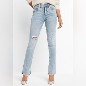 Express womens skyscraper mid rise jean